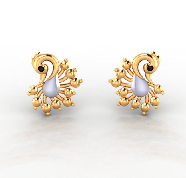 Peacock Earrings